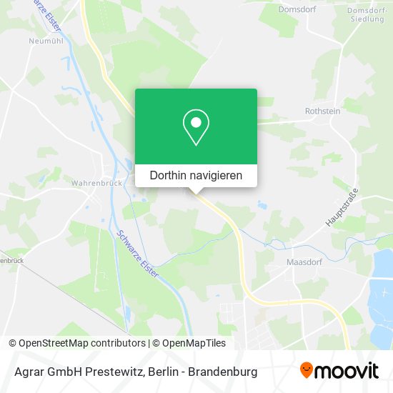 Agrar GmbH Prestewitz Karte