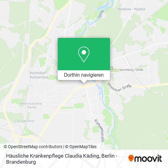 Häusliche Krankenpflege Claudia Käding Karte