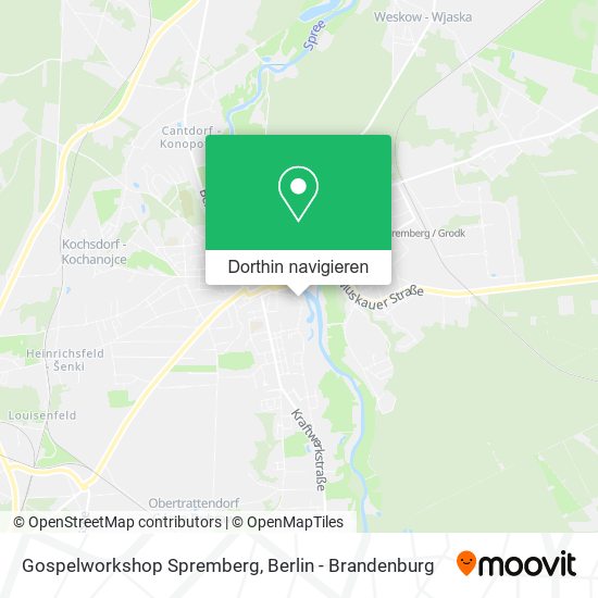 Gospelworkshop Spremberg Karte
