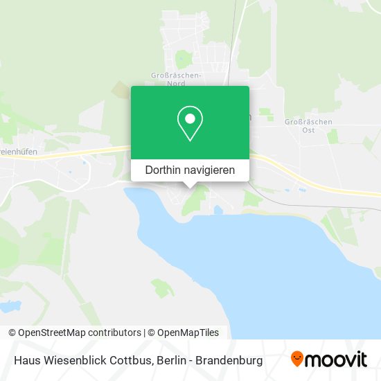 Haus Wiesenblick Cottbus Karte