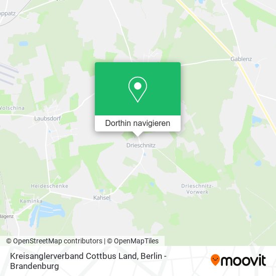 Kreisanglerverband Cottbus Land Karte