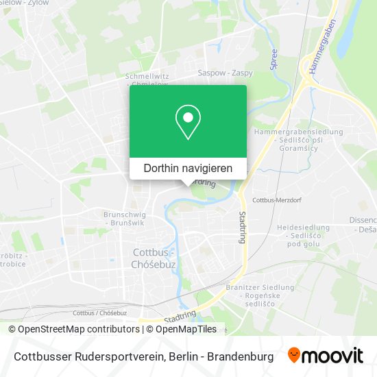 Cottbusser Rudersportverein Karte