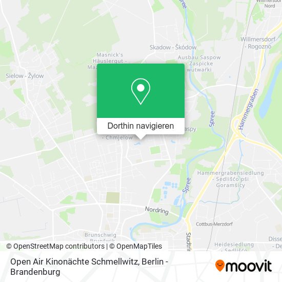 Open Air Kinonächte Schmellwitz Karte