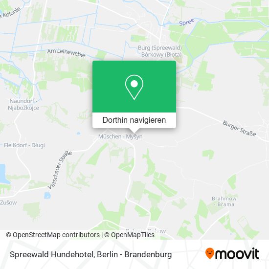 Spreewald Hundehotel Karte