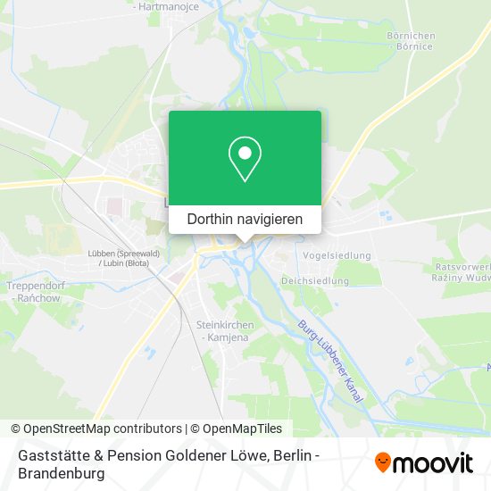 Gaststätte & Pension Goldener Löwe Karte