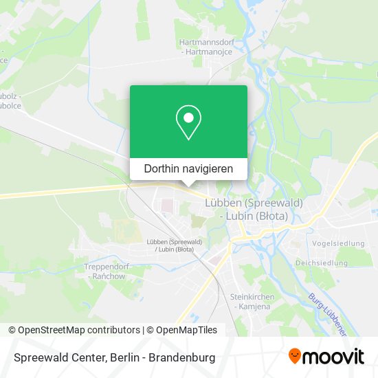 Spreewald Center Karte