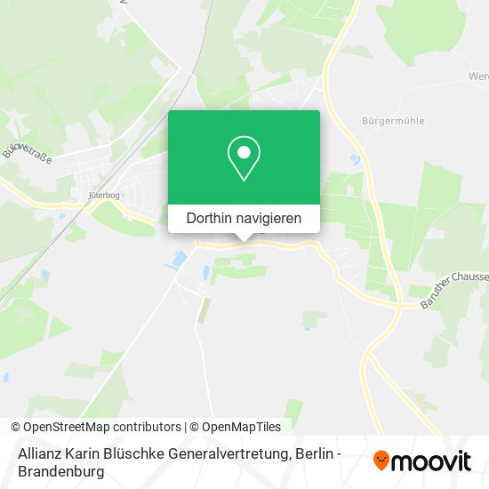 Allianz Karin Blüschke Generalvertretung Karte
