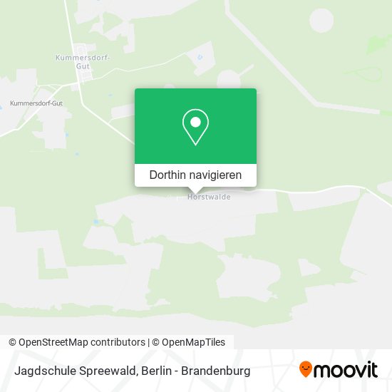 Jagdschule Spreewald Karte