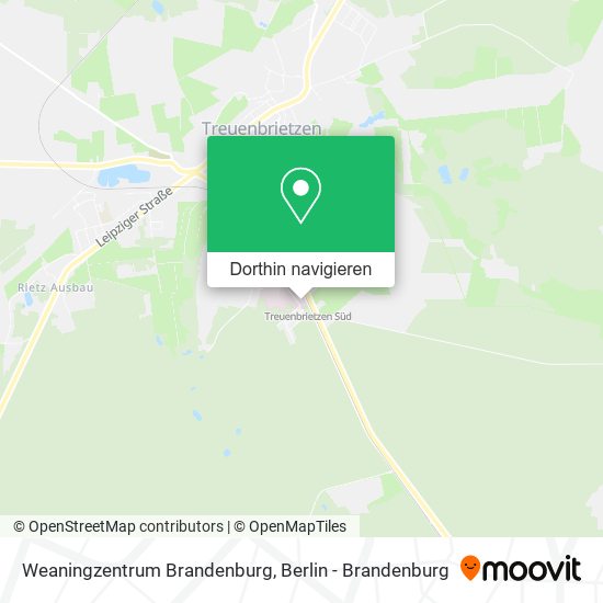 Weaningzentrum Brandenburg Karte