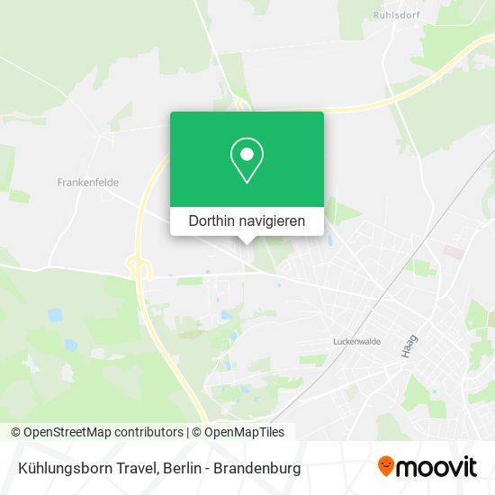 Kühlungsborn Travel Karte