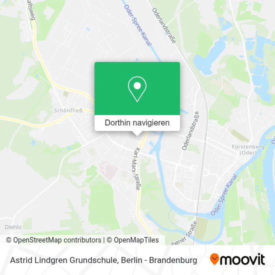 Astrid Lindgren Grundschule Karte