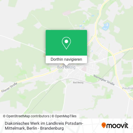 Diakonisches Werk im Landkreis Potsdam-Mittelmark Karte