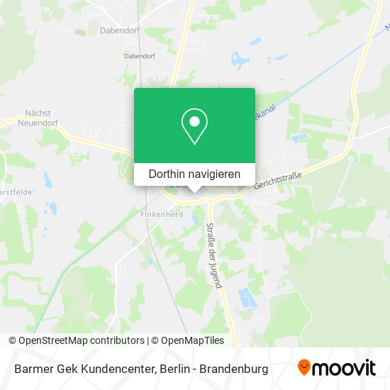 Barmer Gek Kundencenter Karte
