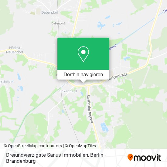 Dreiundvierzigste Sanus Immobilien Karte