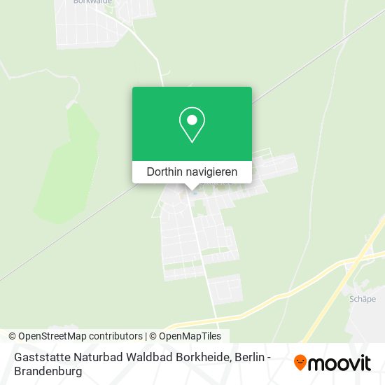 Gaststatte Naturbad Waldbad Borkheide Karte