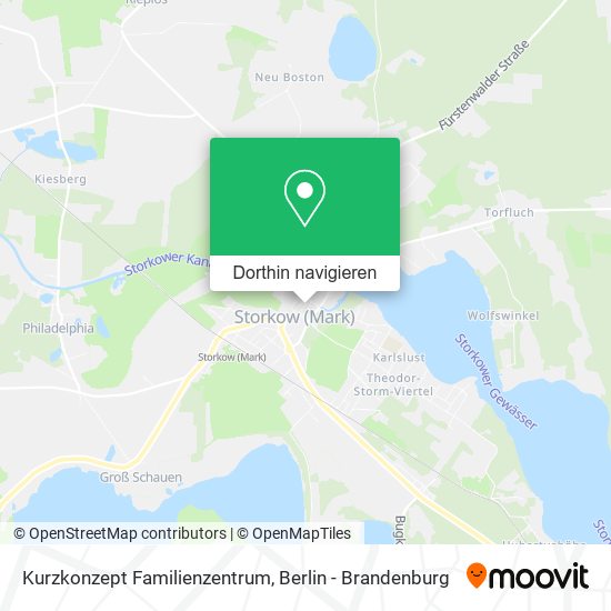 Kurzkonzept Familienzentrum Karte