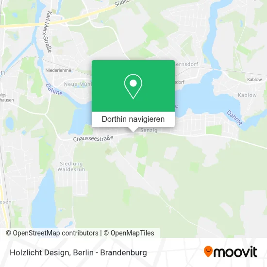 Holzlicht Design Karte