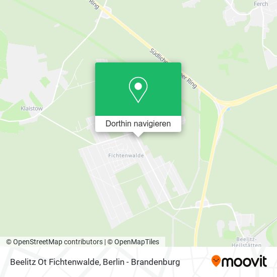Beelitz Ot Fichtenwalde Karte
