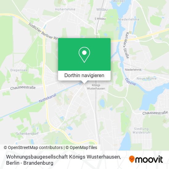 Wohnungsbaugesellschaft Königs Wusterhausen Karte