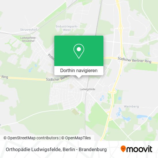 Orthopädie Ludwigsfelde Karte