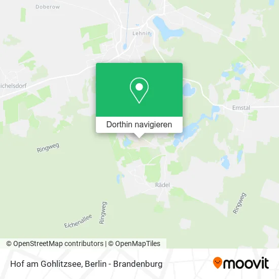 Hof am Gohlitzsee Karte