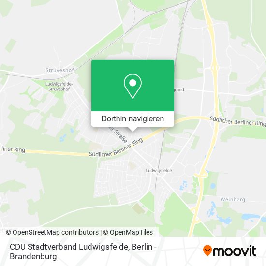 CDU Stadtverband Ludwigsfelde Karte