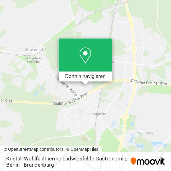 Kristall Wohlfühltherme Ludwigsfelde Gastronomie Karte