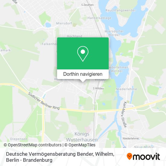 Deutsche Vermögensberatung Bender, Wilhelm Karte
