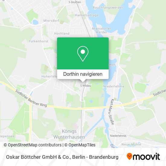 Oskar Böttcher GmbH & Co. Karte