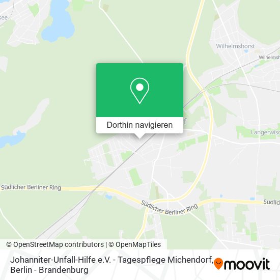 Johanniter-Unfall-Hilfe e.V. - Tagespflege Michendorf Karte