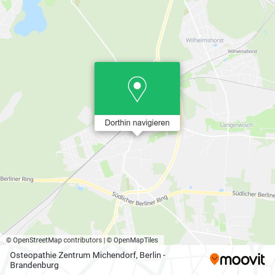 Osteopathie Zentrum Michendorf Karte