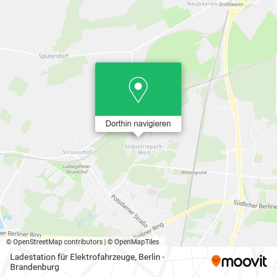 Ladestation für Elektrofahrzeuge Karte