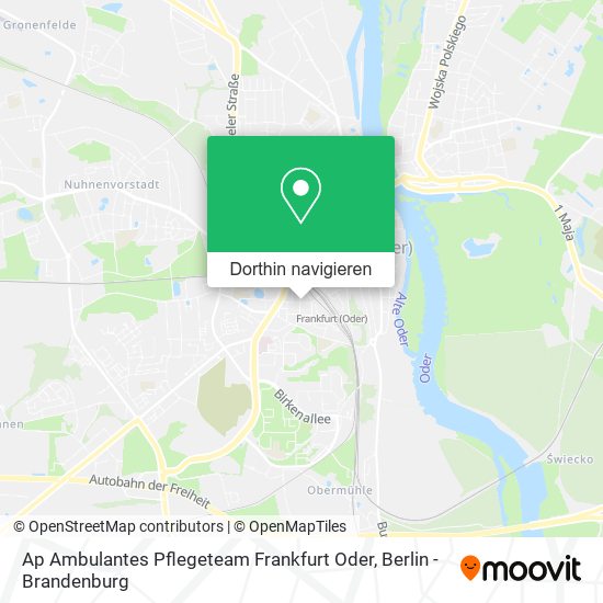 Ap Ambulantes Pflegeteam Frankfurt Oder Karte