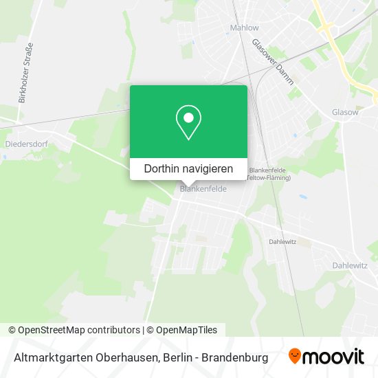 Altmarktgarten Oberhausen Karte