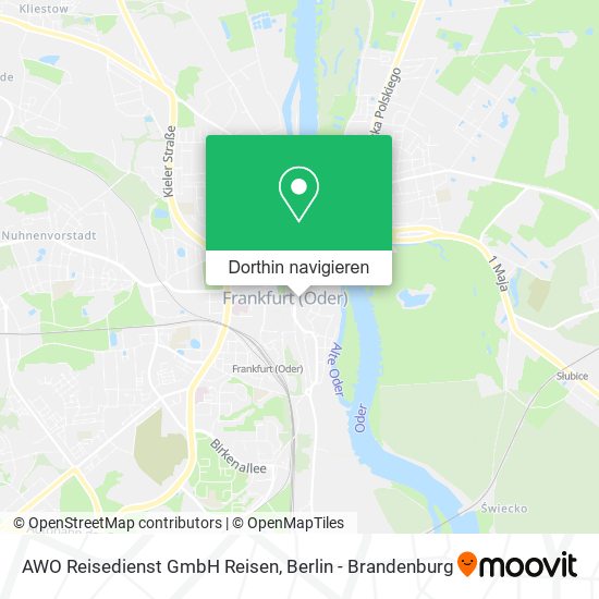 AWO Reisedienst GmbH Reisen Karte