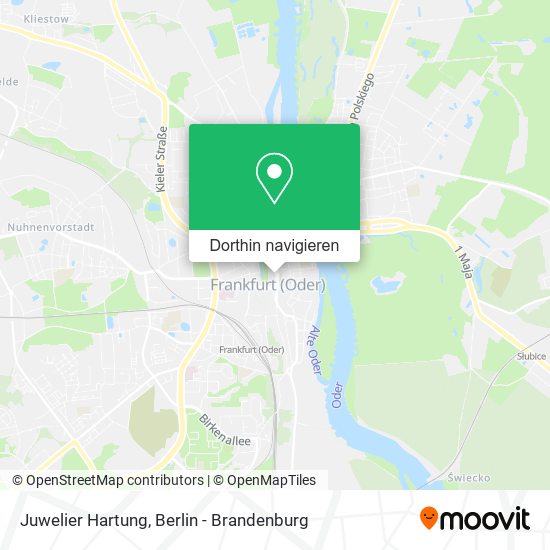 Juwelier Hartung Karte