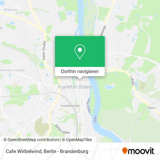 Cafe Wirbelwind Karte