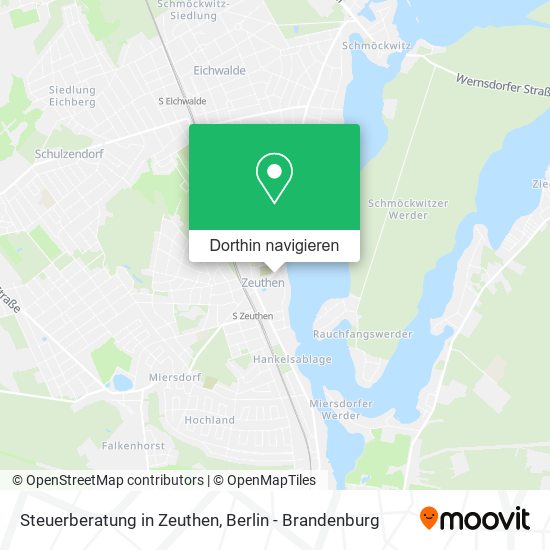 Steuerberatung in Zeuthen Karte