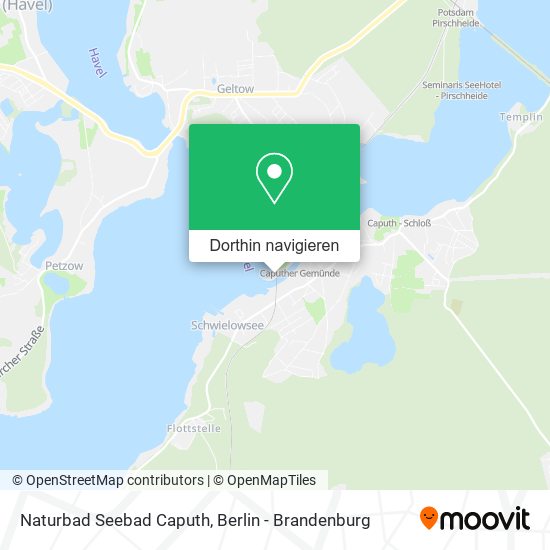 Naturbad Seebad Caputh Karte
