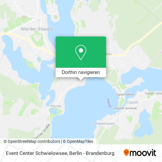 Event Center Schwielowsee Karte