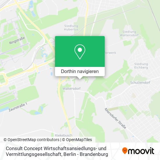 Consult Concept Wirtschaftsansiedlungs- und Vermittlungsgesellschaft Karte