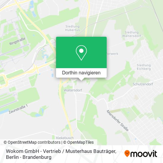 Wokom GmbH - Vertrieb / Musterhaus Bauträger Karte