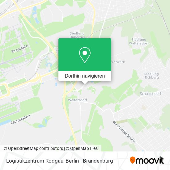 Logistikzentrum Rodgau Karte