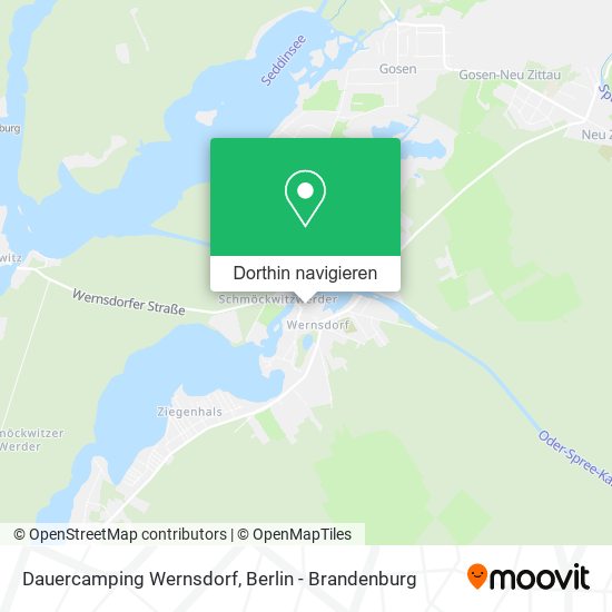 Dauercamping Wernsdorf Karte