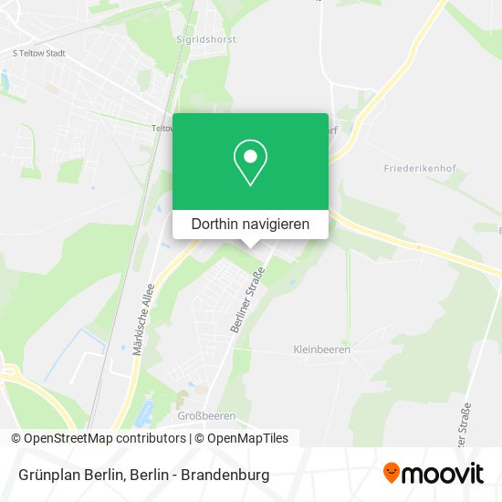 Grünplan Berlin Karte