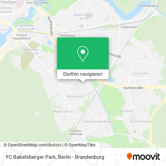 FC Babelsberger Park Karte