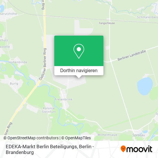 EDEKA-Markt Berlin Beteiligungs Karte