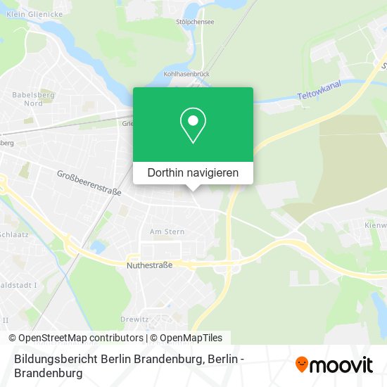 Bildungsbericht Berlin Brandenburg Karte