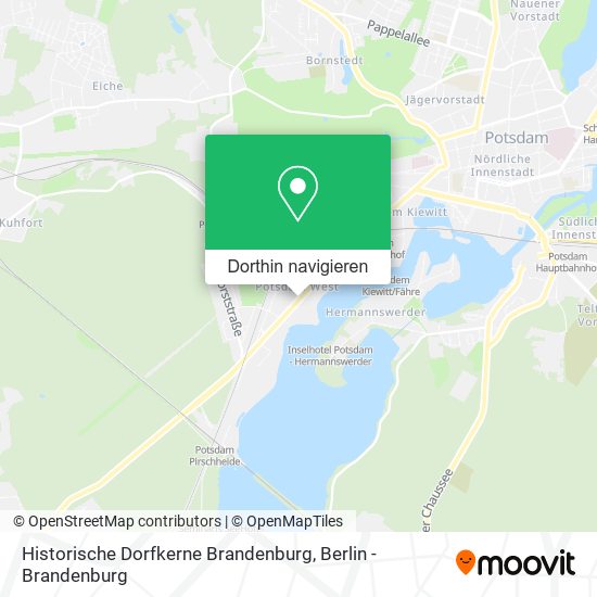 Historische Dorfkerne Brandenburg Karte