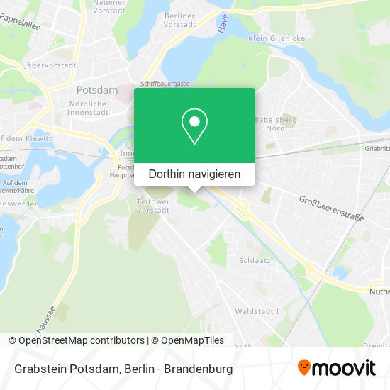 Grabstein Potsdam Karte